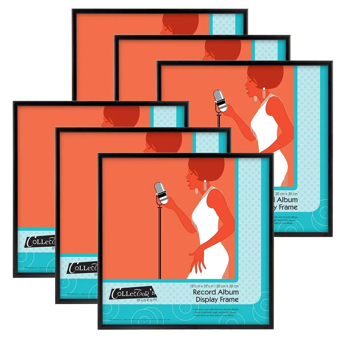 Industries Gallery Aluminum 12.5 by 12.5-Inch Album Cover Frame