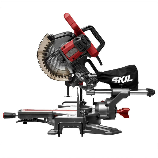 SKIL 15 Amp 10'' Corded Electric Dual Bevel Sliding Miter Saw