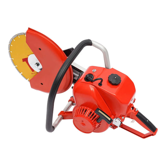 78.5CC Gas Powered Concrete Circular Saw Cutter Diamond Saw Blade 2.9KW 5500RPM