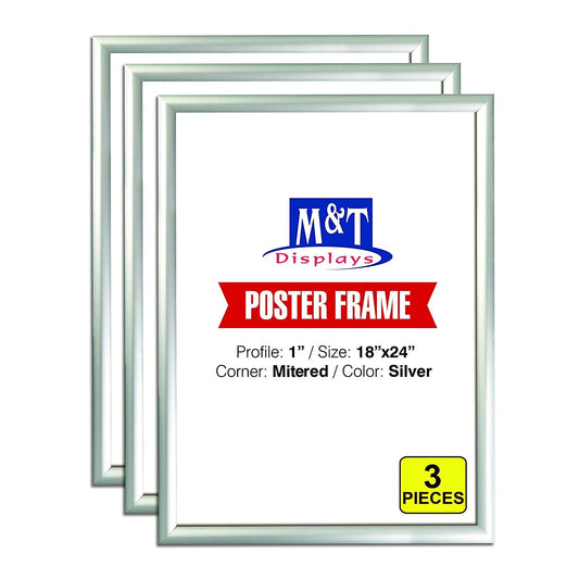 M&T Displays Snap Frame 18x24 Inch Poster Size