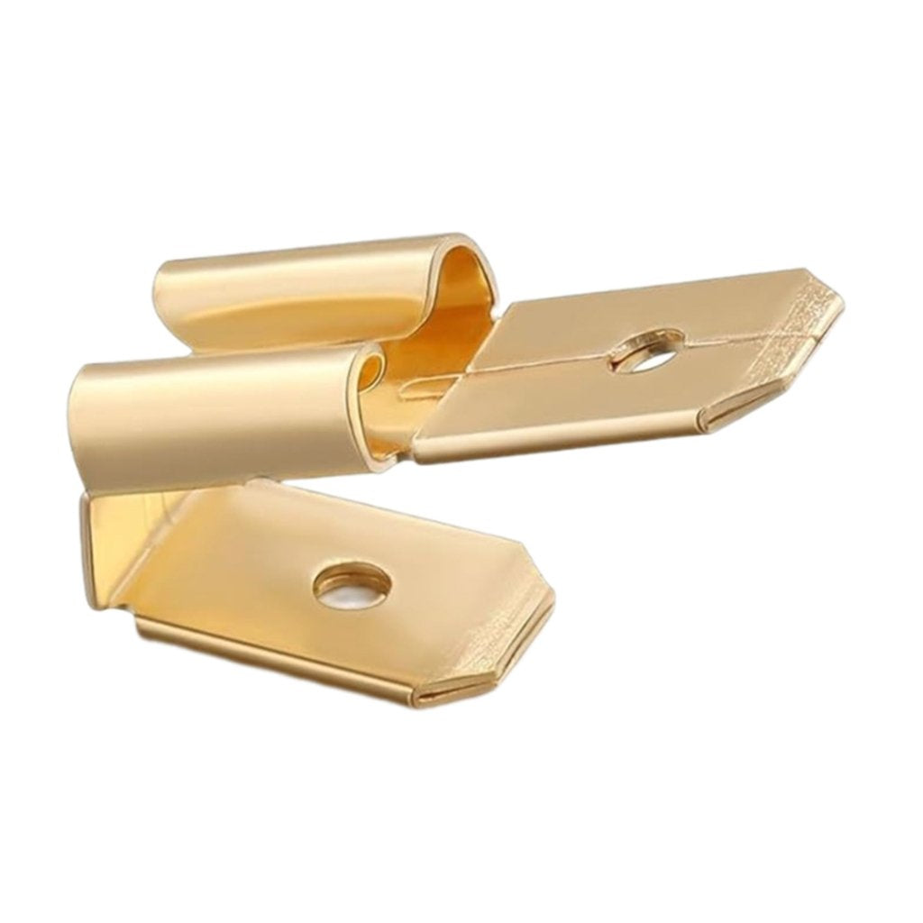 Necvior Male to Single Female Metal Quick Disconnects Connector Piggybacks Terminals set