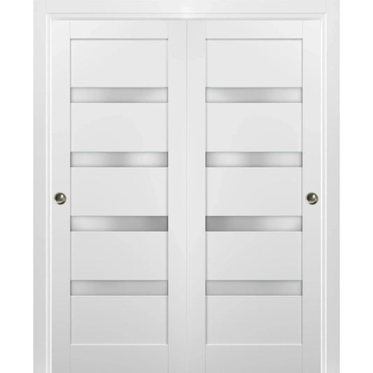 Sliding Closet Bypass Doors 72 x 80 with hardware