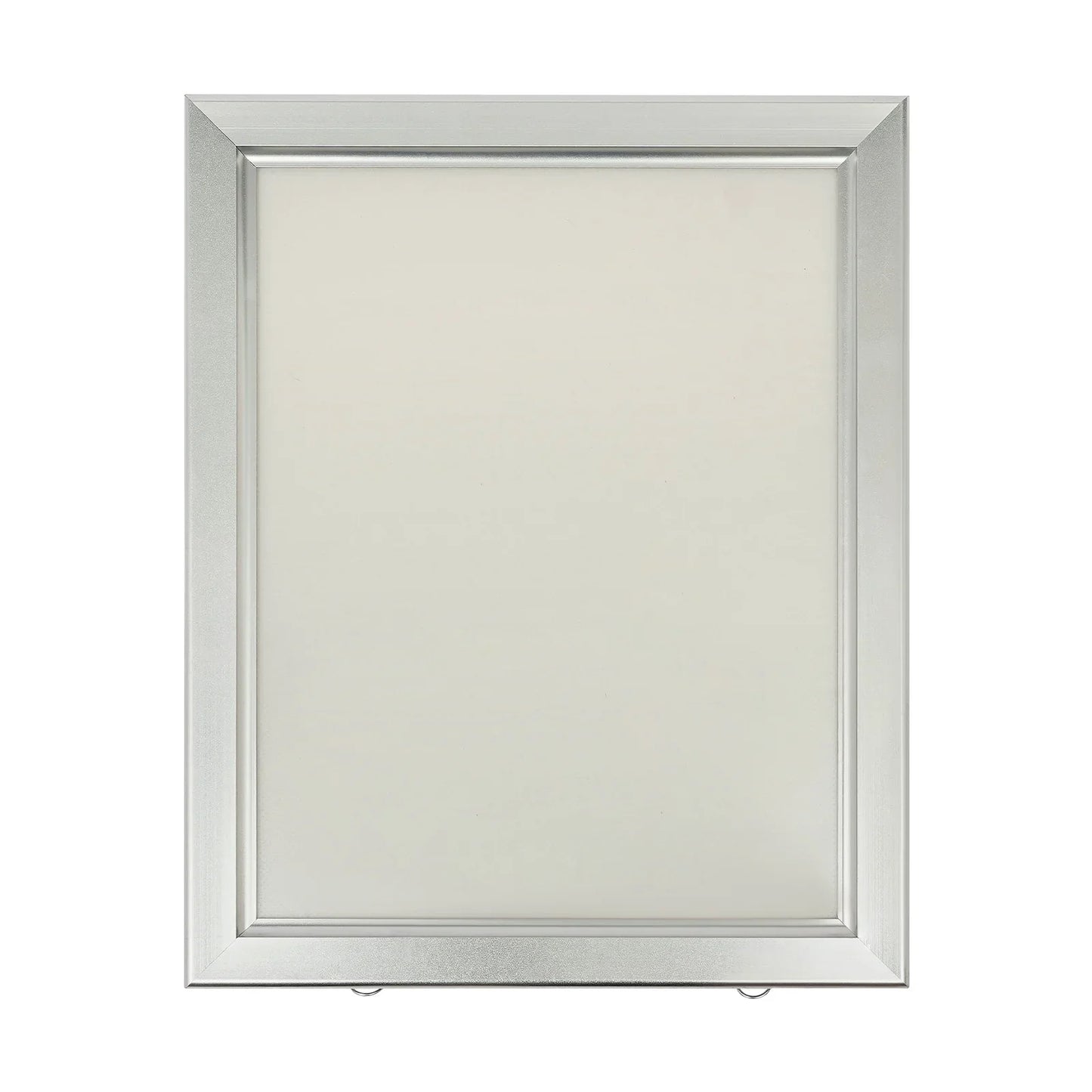 Wall-Mounted LED Sign Poster Frame, Silver Aluminum Alloy
